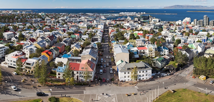 Reykjavík from above