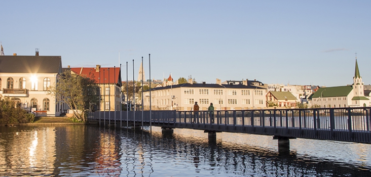 Reykjavik. Tjörning. 